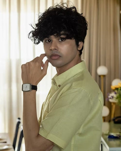 Linen Cotton Classic Shirt With Hidden Pockets | Premium Comfort Wear – Mens Shirt on Brown Living™. SKU: ANTLCCLFYVS. Img 6.