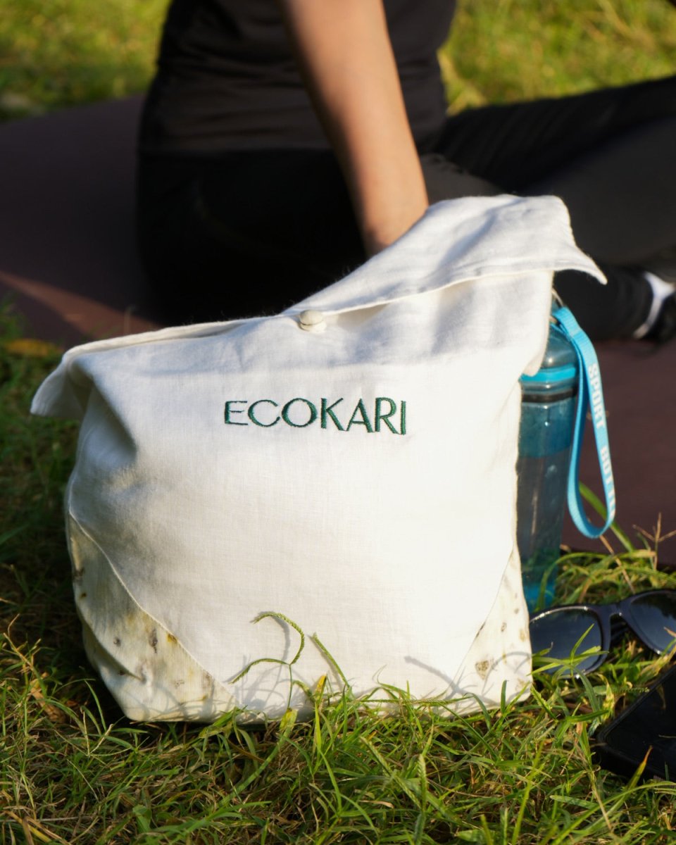 Linen Yoga Mat Bag | Verified Sustainable by Brown Living™