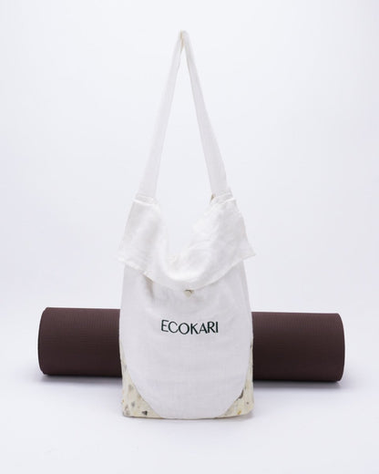 Linen Yoga Mat Bag | Verified Sustainable by Brown Living™