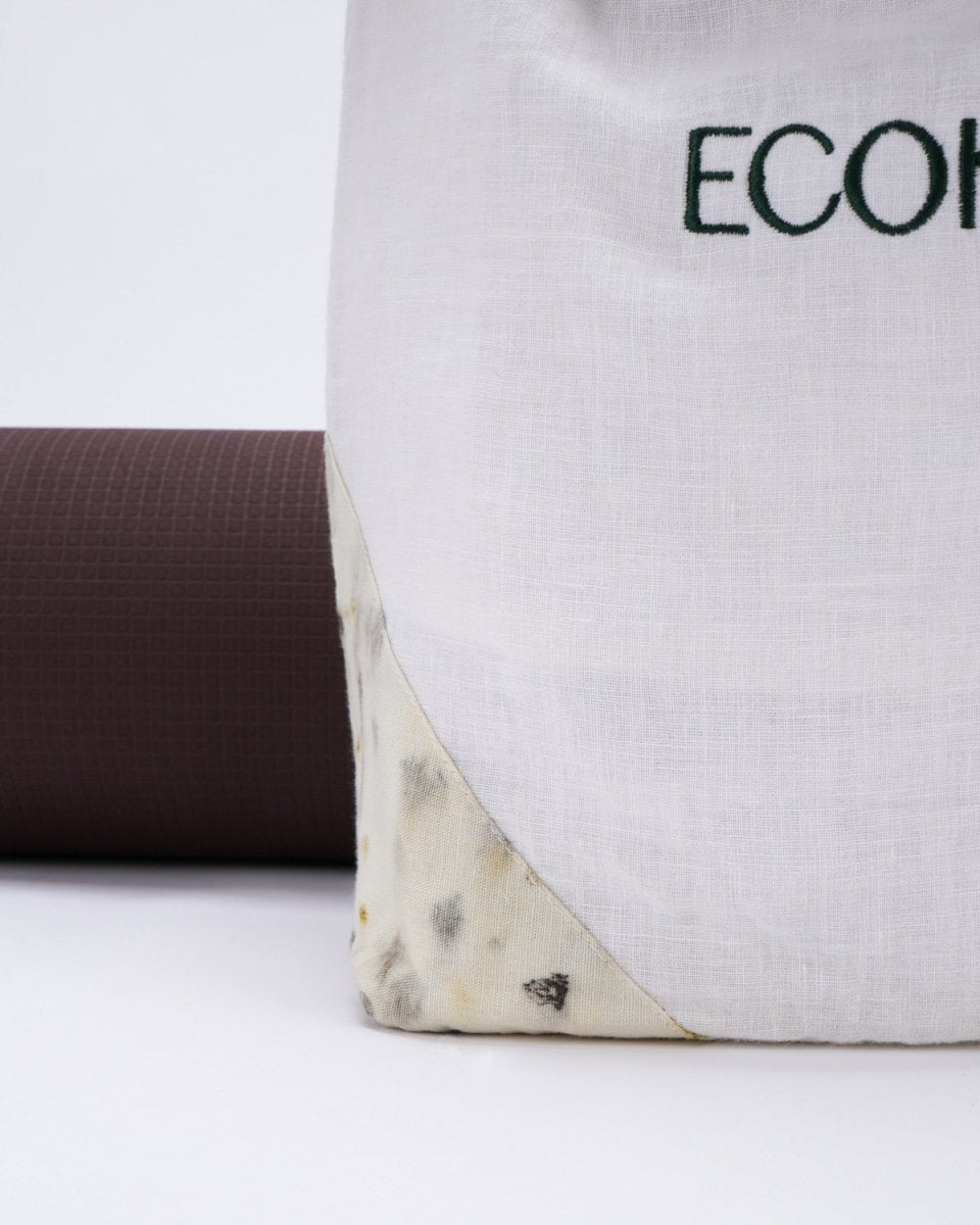 Linen Yoga Mat Bag | Verified Sustainable by Brown Living™