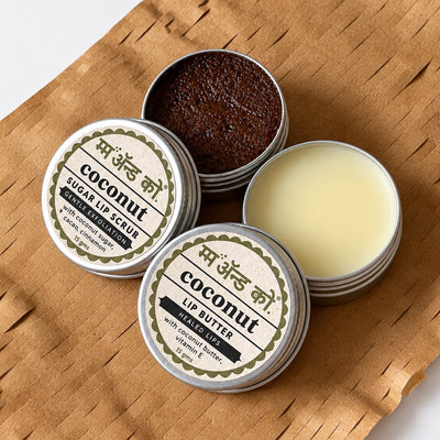 Lip Care Set | Lip Butter, Lip Scrub, Lip & Cheek Tint – Lip Scrub on Brown Living™. SKU: LC07. Img 19.
