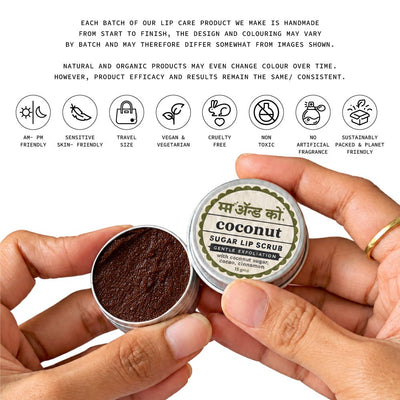 Lip Care Set | Lip Butter, Lip Scrub, Lip & Cheek Tint – Lip Scrub on Brown Living™. SKU: LC07. Img 20.