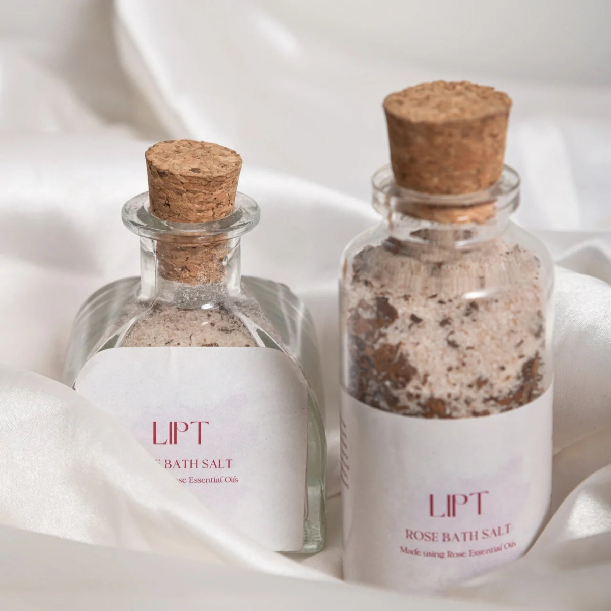 Lipt - Handmade Rose Bath Salt – Bath Salt by Pravaah India available on Brown Living™. . SKU: PRA24HD002_S. Img 4.