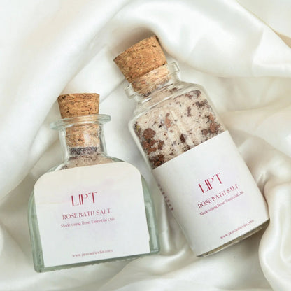 Lipt - Handmade Rose Bath Salt – Bath Salt by Pravaah India available on Brown Living™. . SKU: PRA24HD002_S. Img 3.