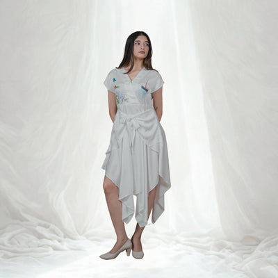 Liquid Node Dress Contemporary Women’s Designer Dress – Womens Dress on Brown Living™. SKU: Aayu10. Img 1.