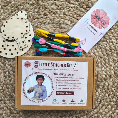 Little Stitcher Kit - Sewing Kit for Preschoolers – Art & Craft Supplies on Brown Living™. SKU: SSKF. Img 6.