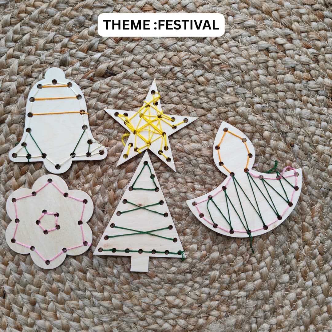 Little Stitcher Kit - Sewing Kit for Preschoolers – Art & Craft Supplies on Brown Living™. SKU: SSKF. Img 3.