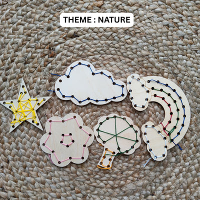 Little Stitcher Kit - Sewing Kit for Preschoolers – Art & Craft Supplies on Brown Living™. SKU: SSKN. Img 2.