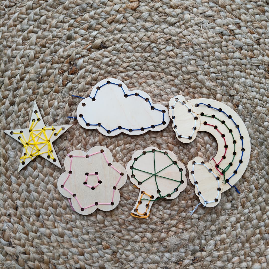 Little Stitcher Kit - Sewing Kit for Preschoolers – Art & Craft Supplies on Brown Living™. SKU: SSKN. Img 1.