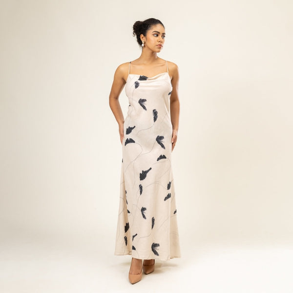 Lola Printed Upcycled Cotton Dress | Verified Sustainable Womens Dress on Brown Living™