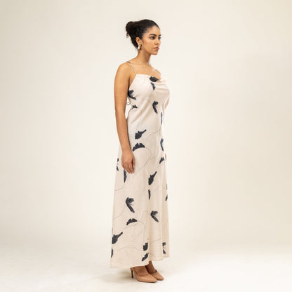 Lola Printed Upcycled Cotton Dress | Verified Sustainable by Brown Living™