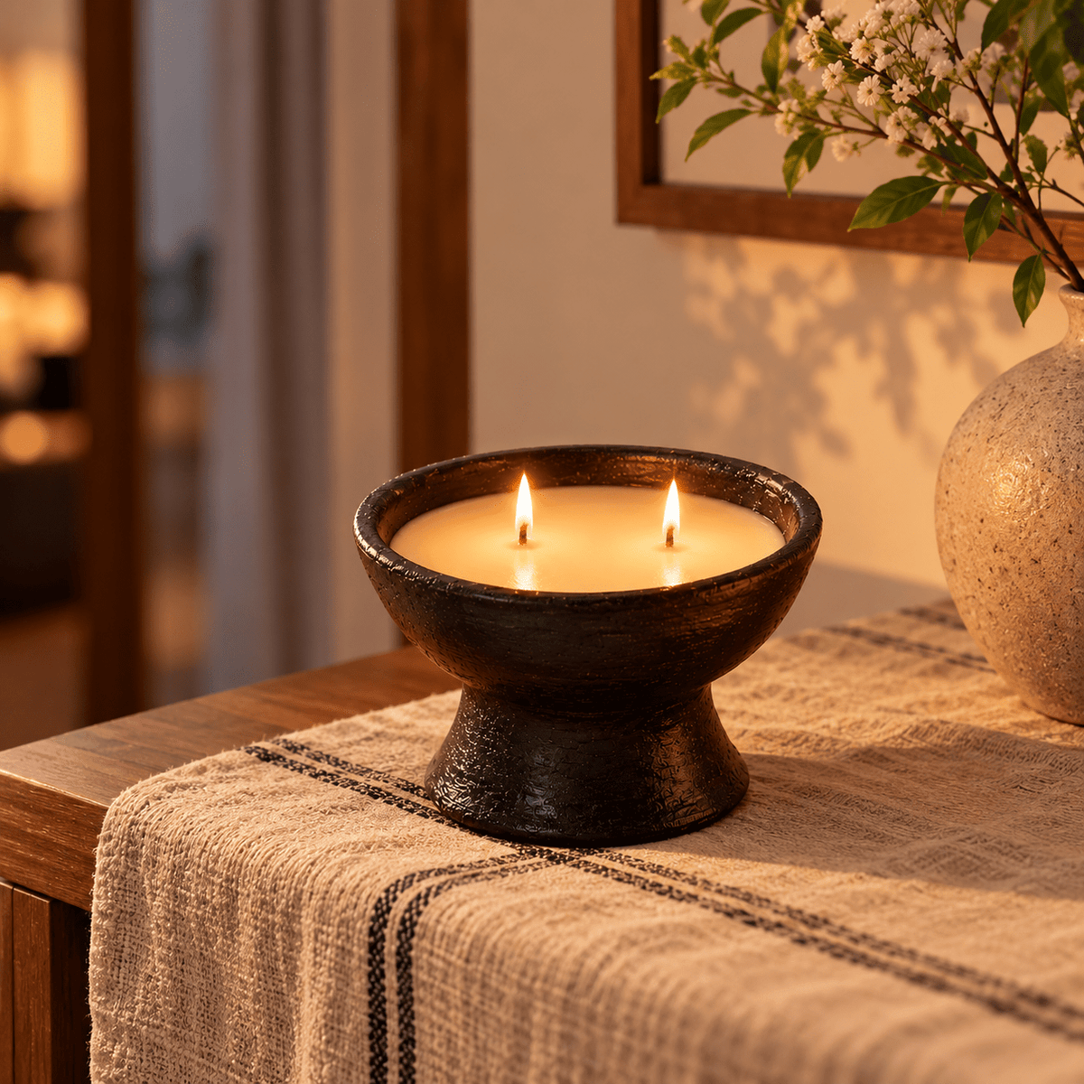 Longpi Naga Heirloom Centrepiece Candle – Candles & Fragrances on Brown Living™. SKU: HB-OCP-HL01. Img 1.