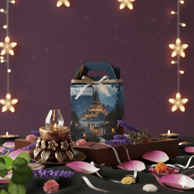 Lotus Akand Jyot Diya – Traditional Festival Lighting – Home Decor on Brown Living™. SKU: D27. Img 8.