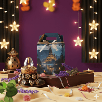 Lotus Akand Jyot Diya – Traditional Festival Lighting – Home Decor on Brown Living™. SKU: D27. Img 6.