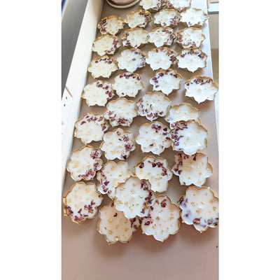 Lotus Bloom Aroma Candle 3.5 Inch | Floral Decorative Candle – Candles & Fragrances on Brown Living™. SKU: SSAS-49-LAVR. Img 2.