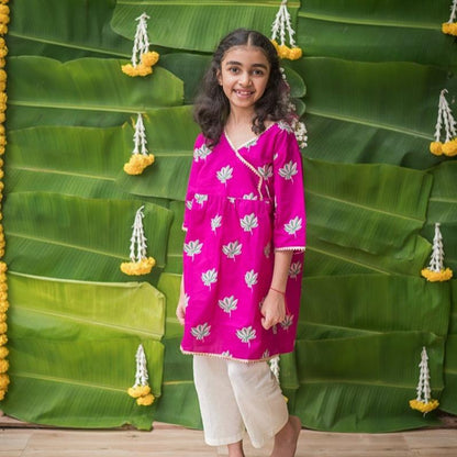 Lotus Bloom - Girls Ethnic Wear | Verified Sustainable by Brown Living™