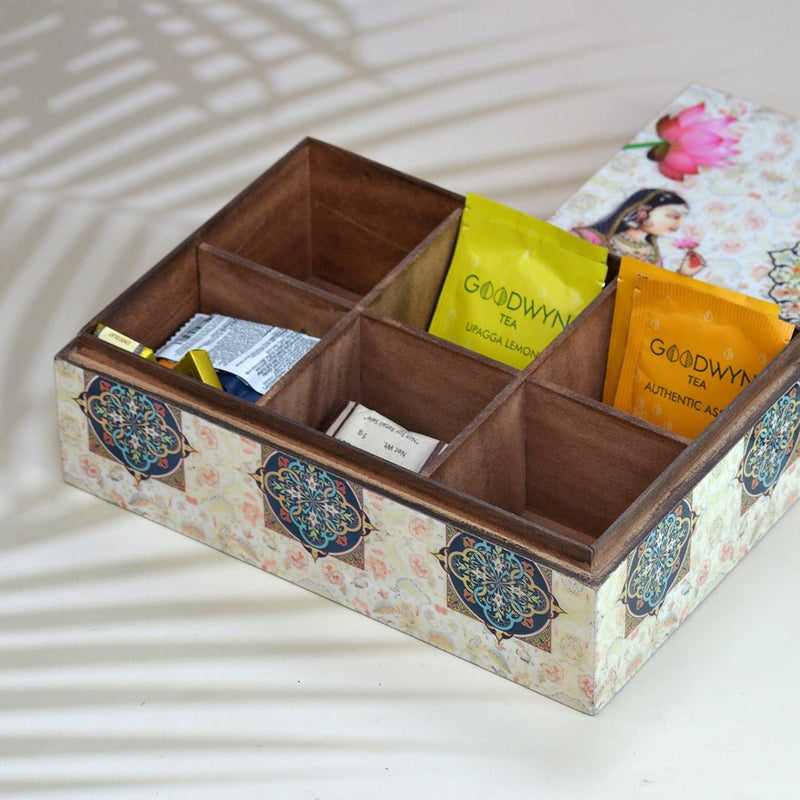 Lotus Tea Box | Jewellery Box | Verified Sustainable by Brown Living™