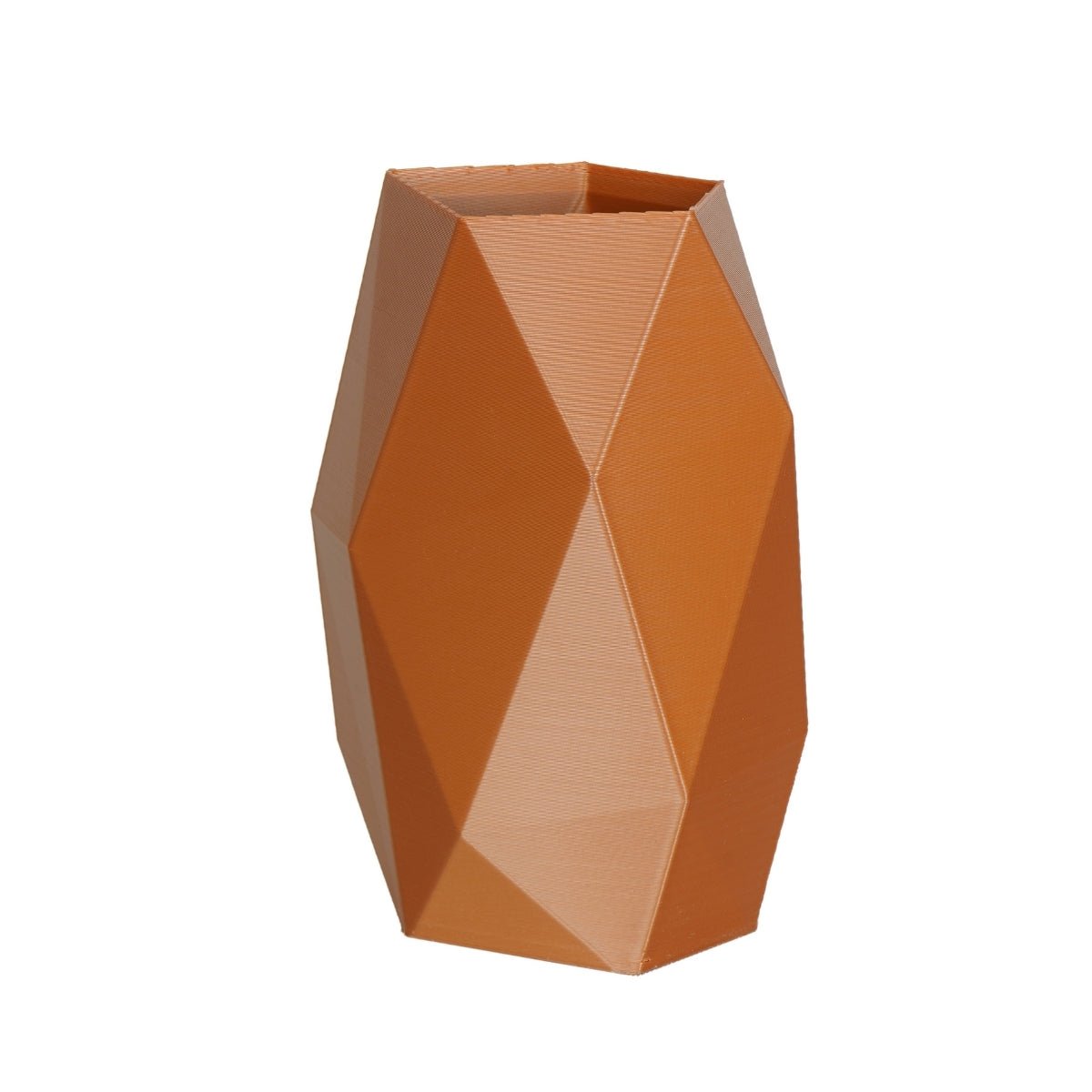 Low Poly Plant - Based Exotic Brass Vase – Home Decor on Brown Living™. SKU: LOPOEDPLERA026. Img 2.