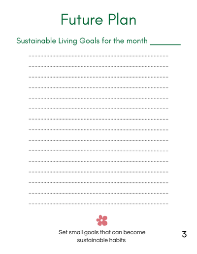 Low - Waste Planner | Sustainable Daily Organizer – Organizers & Planners on Brown Living™. SKU: LWPPB. Img 4.