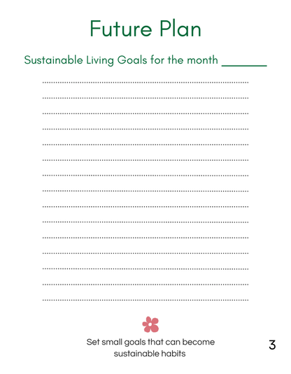 Low - Waste Planner | Sustainable Daily Organizer – Organizers & Planners on Brown Living™. SKU: LWPPB. Img 4.