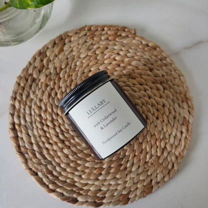 Lullaby Scented Soy Wax Candle – Candles & Fragrances on Brown Living™. SKU: BGSC000004. Img 1.