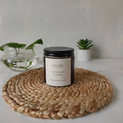 Lullaby Scented Soy Wax Candle – Candles & Fragrances on Brown Living™. SKU: BGSC000004. Img 4.