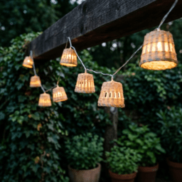 Lumina Handcrafted Bamboo String Light – Lamps & Lighting on Brown Living™. SKU: FL-2559. Img 1.