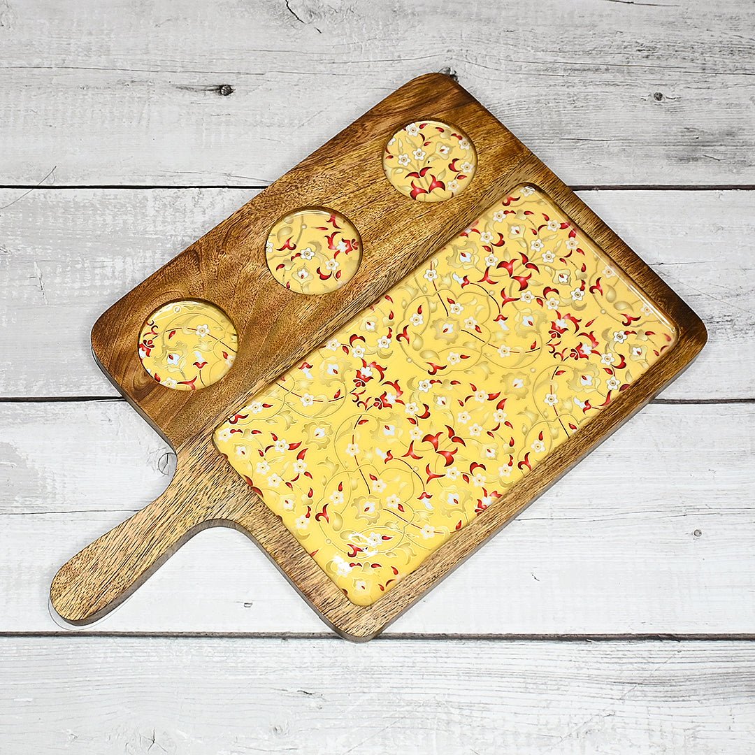 Mango Wooden Serving Platter – Home Decor on Brown Living™. SKU: MJ00019SWV. Img 5.
