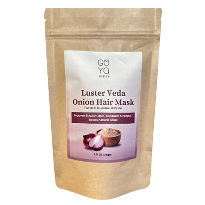 Luster Veda Onion Hair Mask - 100gm | Reduces Hairfall | Verified Sustainable by Brown Living™