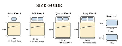 Luxury Organic Sateen Fitted Sheet Set | Soft Breathable Organic Cotto – Bed Linens on Brown Living™. SKU: SHSS2512-03_FittedQN. Img 5.