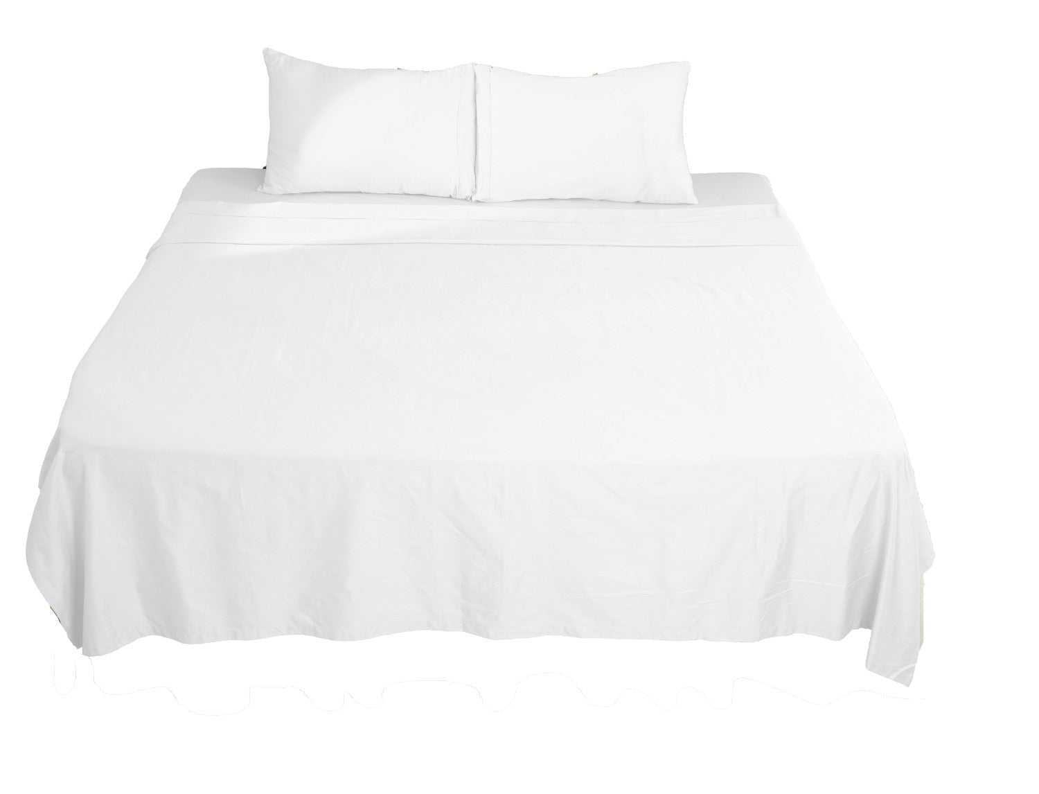 Luxury Organic Sateen Flat Sheet Set | Soft Breathable Bedding – Bed Linens on Brown Living™. SKU: SHSS2512-03_FQN. Img 3.