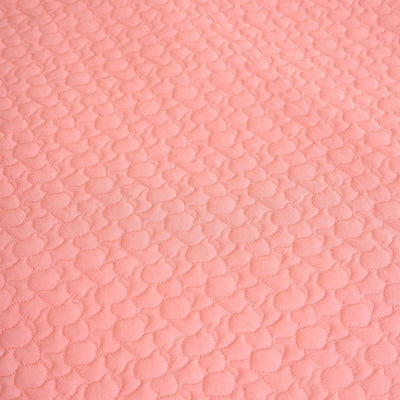 Luxury Pink Cotton Satin Razai | Soft Lightweight Quilt 200 GSM – Bed Linens on Brown Living™. SKU: TEE2513-P-1N. Img 4.