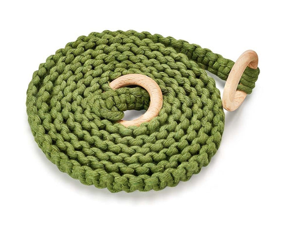 Macarame Yoga Mat Strap - Green | Verified Sustainable by Brown Living™