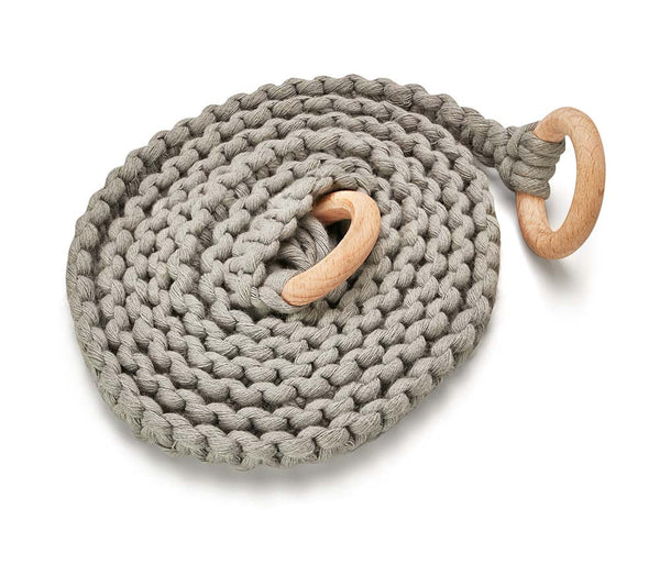 Macarame Yoga Mat Strap - Grey | Verified Sustainable by Brown Living™