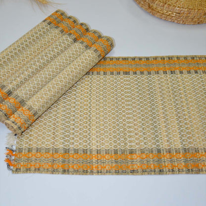 Madurkathi Tassels Placemats (Set of 6) – Table Linens by DHARINI available on Brown Living™. Ivory . SKU: MKTMAT013C - n. Img 8.