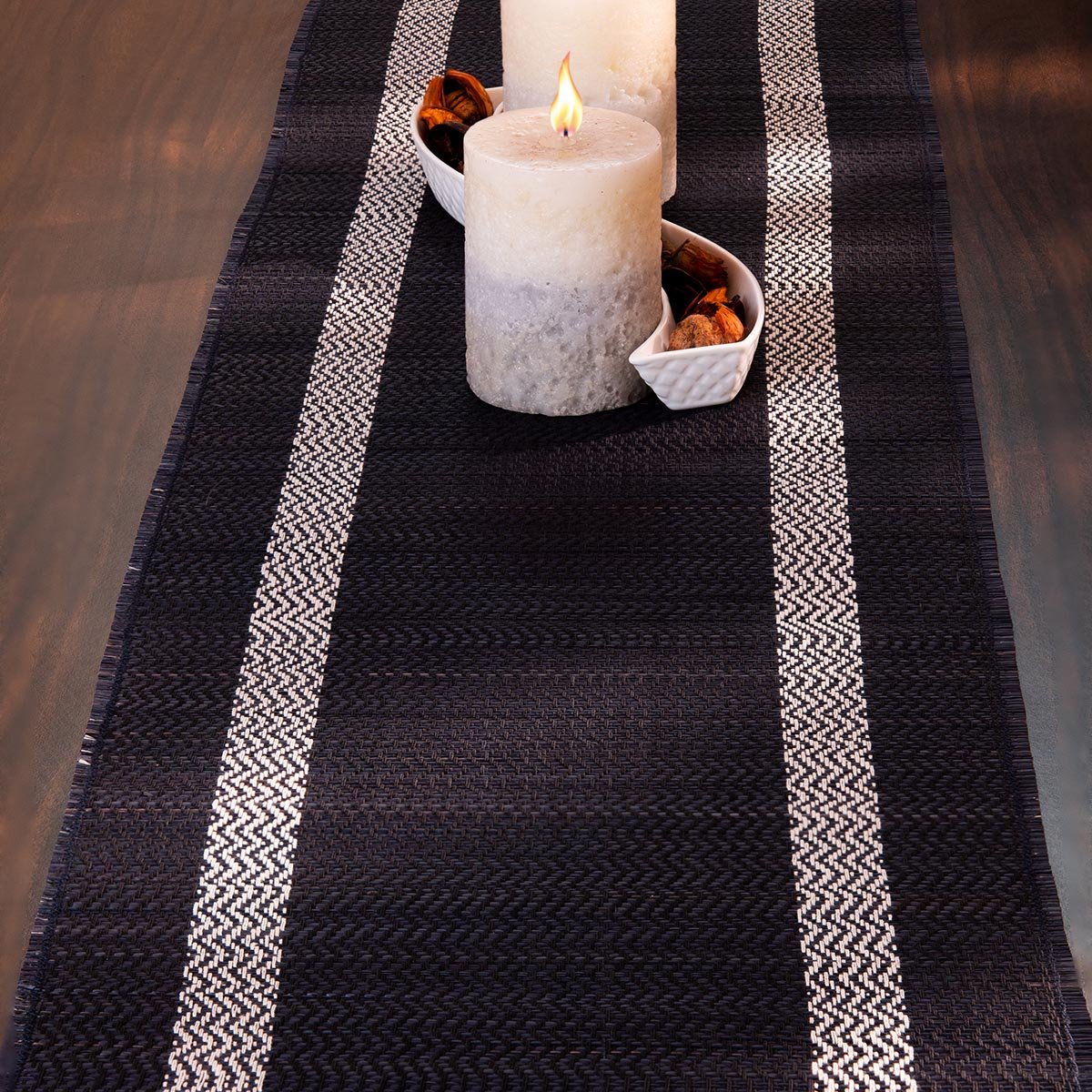 Madurkathi Tassels Table Runner – Table Linens on Brown Living™. SKU: MKTRUN014D-n. Img 8.
