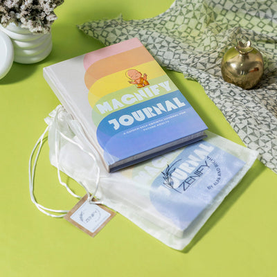 Magnify Journal for Adults – Personal Development & Reflection – Notebooks & Notepads on Brown Living™. SKU: MAG - FA. Img 1.