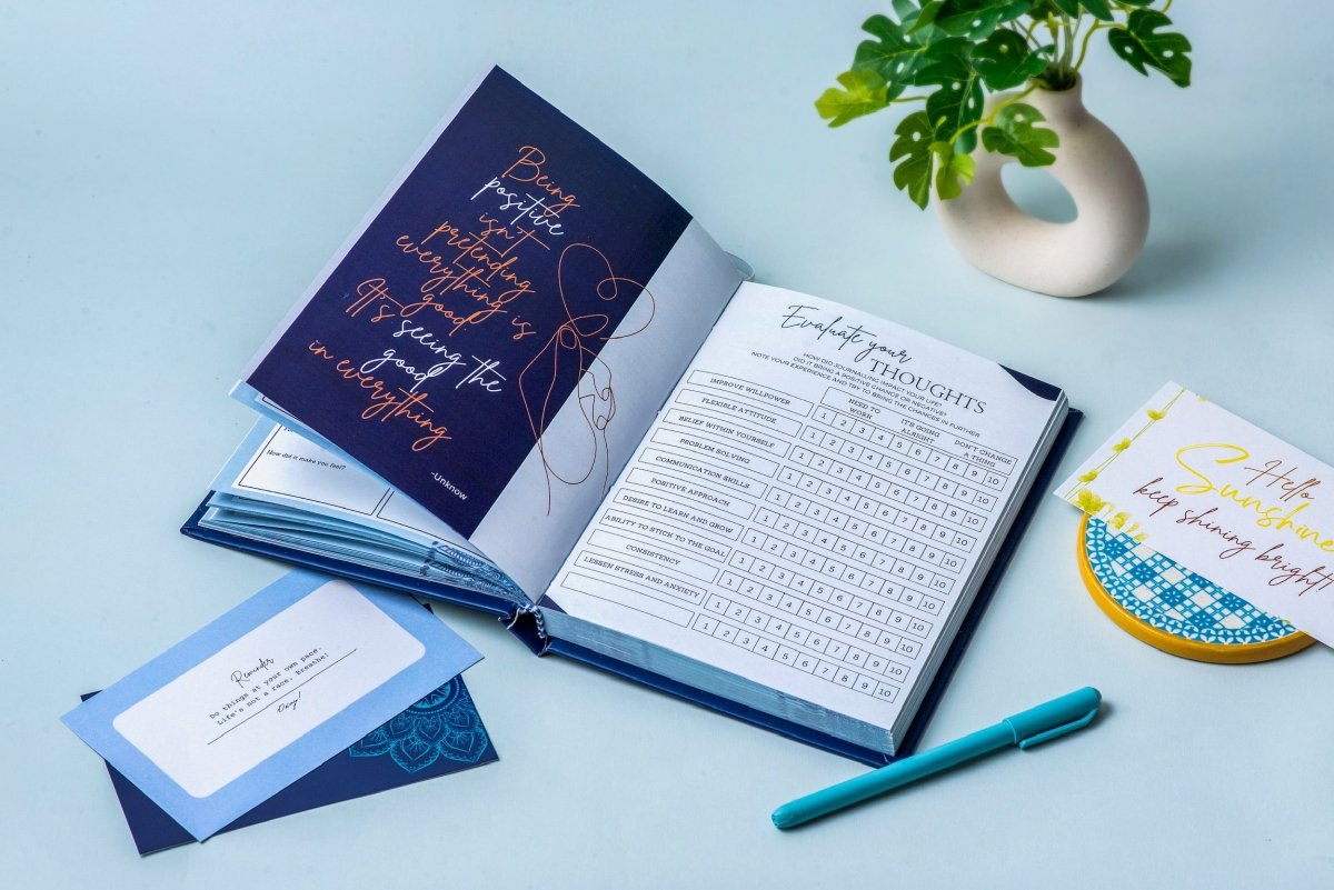 Magnify Journal for Adults – Self Growth & Mindfulness Writing – Notebooks & Notepads by Zenify available on Brown Living™. . SKU: MAG - AJ. Img 1.