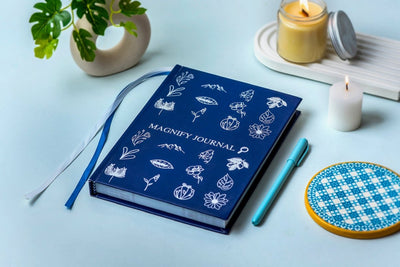 Magnify Journal for Adults – Self Growth & Mindfulness Writing – Notebooks & Notepads on Brown Living™. SKU: MAG - AJ. Img 2.