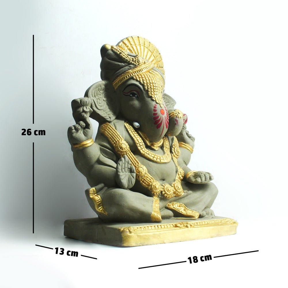 Maharaja Ganesh | Eco - friendly Ganesha | Verified Sustainable by Brown Living™