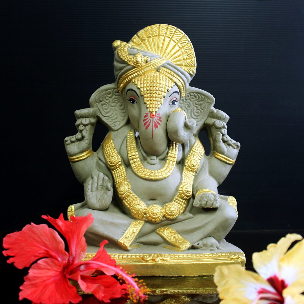 Maharaja Ganesh | Eco - friendly Ganesha | Verified Sustainable by Brown Living™