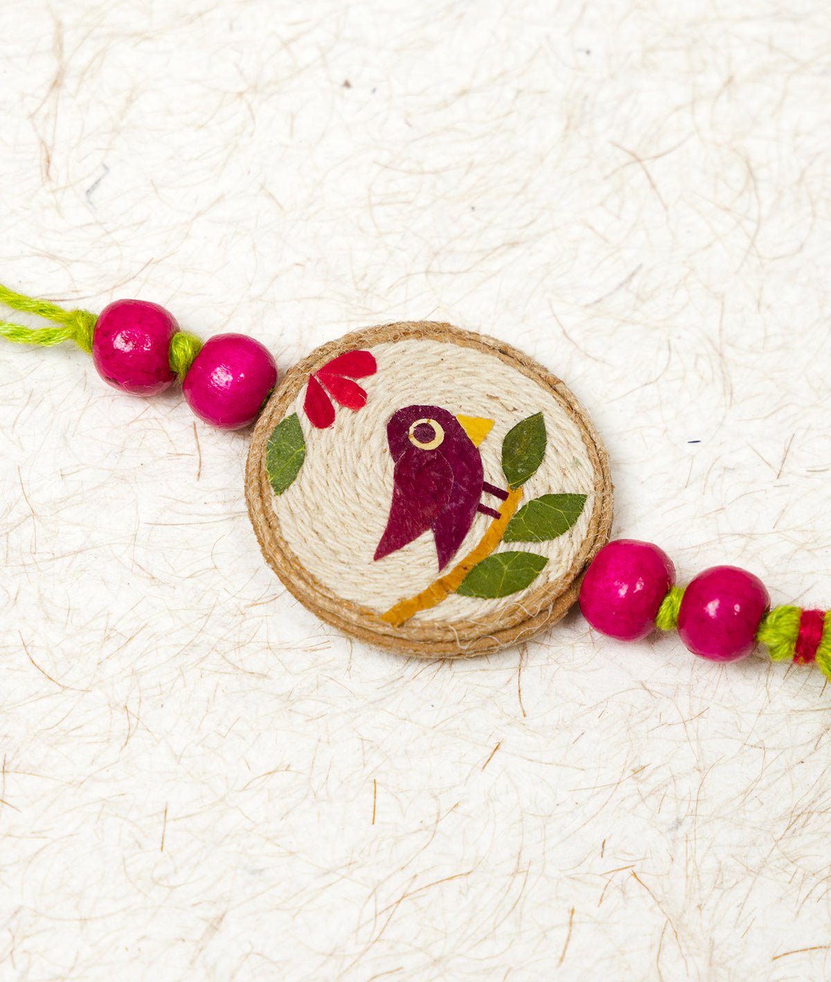 Maina Lumba | Handmade Designer Lumba Rakhi for Bhabhi – Rakhi on Brown Living™. SKU: Gul-2. Img 2.