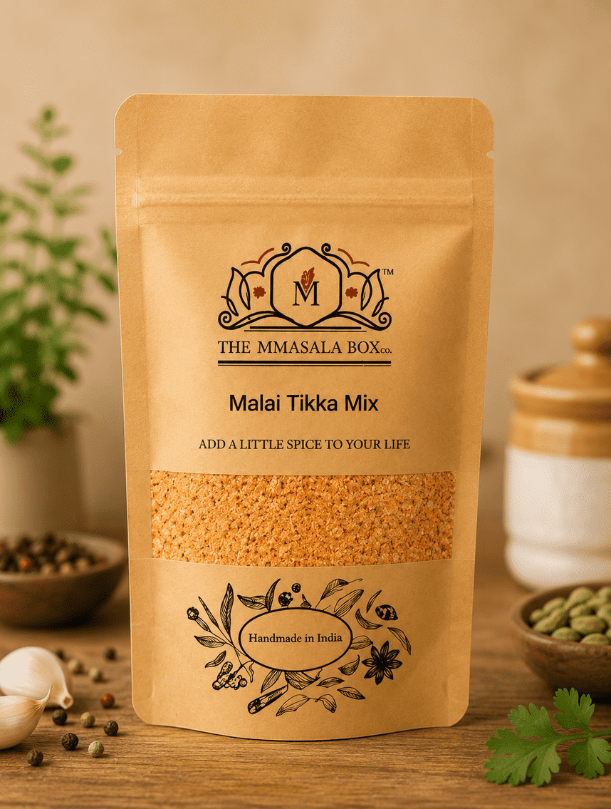 Malai Tikka Mix 100g – Creamy Marinade Spice for Rich Flavor – Seasonings & Spices on Brown Living™. SKU: TMMBC12. Img 4.