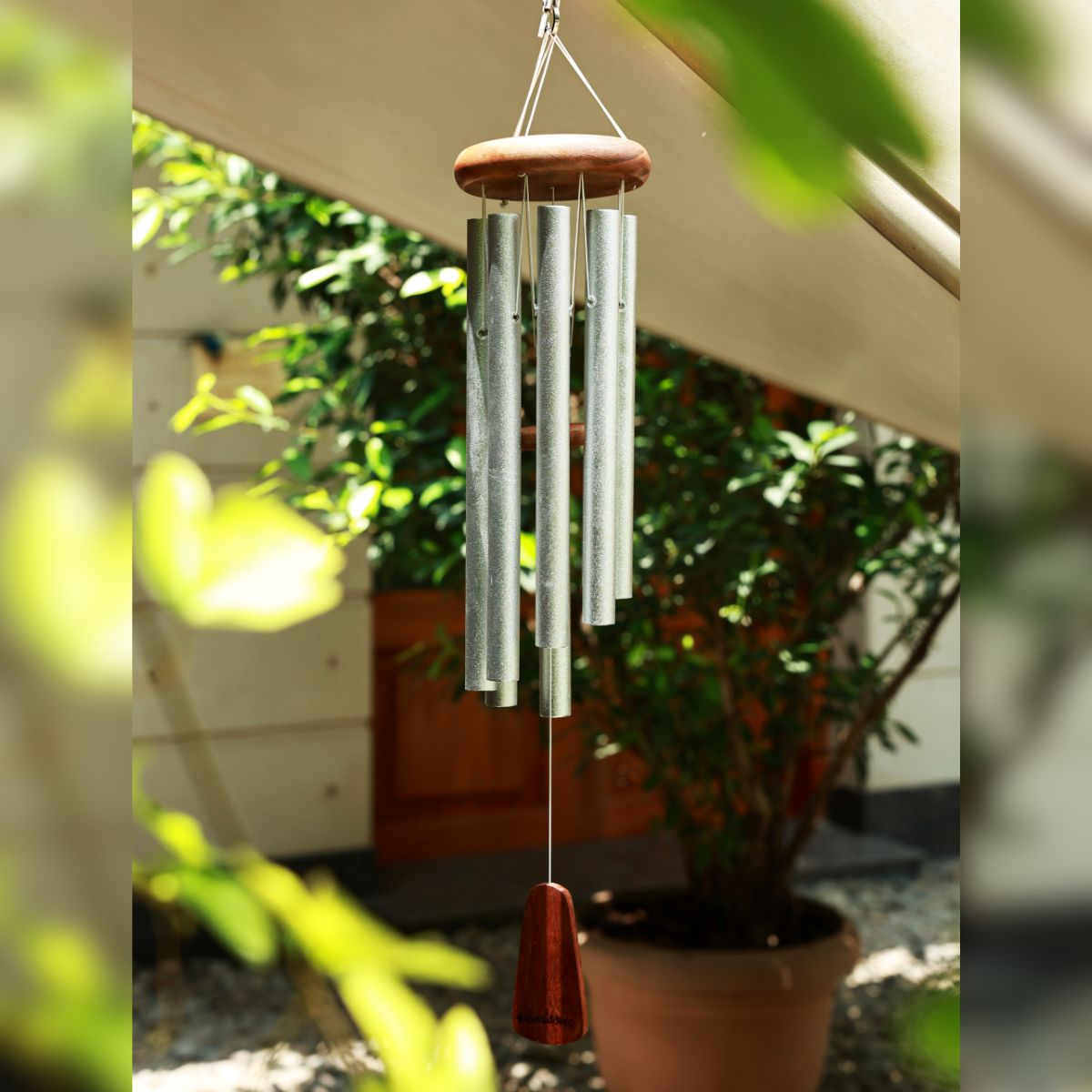 MALHAR C Sound of Joy – Hand - Tuned Wind Chime – Windchimes & Dreamcatchers by Wind Song available on Brown Living™. . SKU: Code4c. Img 1.