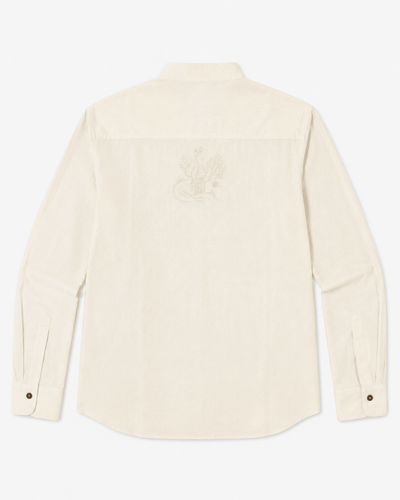Mandarin Collar Pullover Shirt – Minimalist Style with Modern Comfort – Womens Shirt on Brown Living™. SKU: ACB2026003. Img 2.