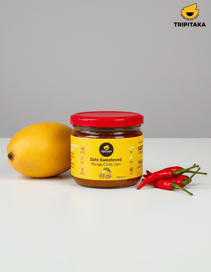 Mango Chilli Jam | Sweet Spicy Fruit Spread – Jams & Spreads on Brown Living™. SKU: TP-CJ-MCJ. Img 3.