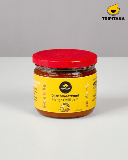 Mango Chilli Jam | Sweet Spicy Fruit Spread – Jams & Spreads on Brown Living™. SKU: TP-CJ-MCJ. Img 1.