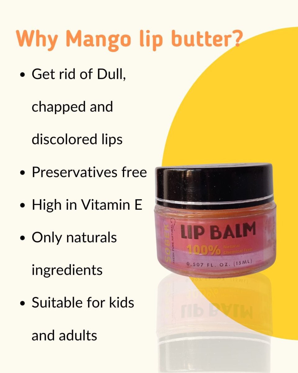 Mango Kiss - Lip Balm Butter 15 G | Verified Sustainable by Brown Living™