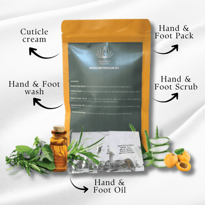 Manicure Pedicure Kit | Complete Hand & Foot Care | Salon At Home – Hand Cream on Brown Living™. SKU: DIY-SKI-11-NAM. Img 3.