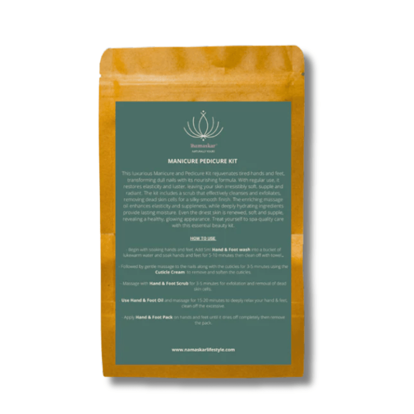 Manicure Pedicure Kit | Complete Hand & Foot Care | Salon At Home – Hand Cream on Brown Living™. SKU: DIY-SKI-11-NAM. Img 1.